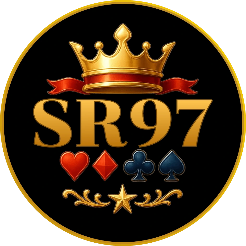 Smiling casino hostess holding colorful chips in front of a glowing roulette wheel representing the welcoming live casino environment at SR97 for players in the Philippines